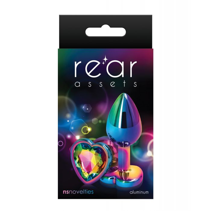 Rear Assets Multicolor Heart Small - Rainbow