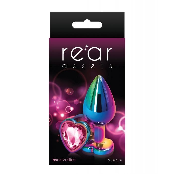 Rear Assets Multicolor Heart Medium - Pink