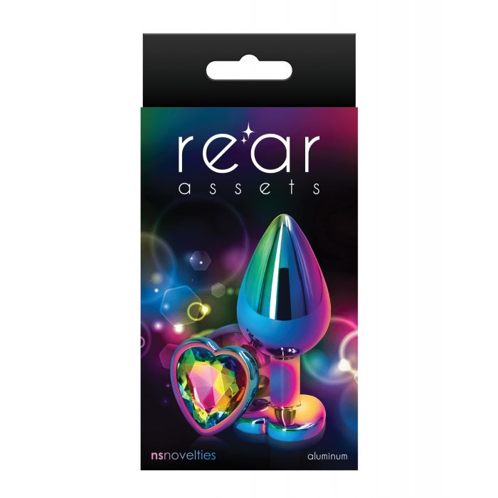 Rear Assets Multicolor Heart Medium - Rainbow