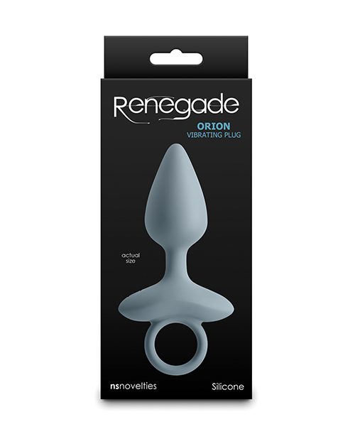 Renegade Orion Vibrating Anal Plug - Gray 