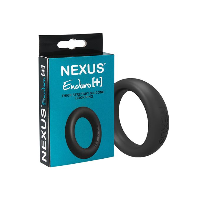 Nexus Enduro Plus Silicone Cock Ring - Black