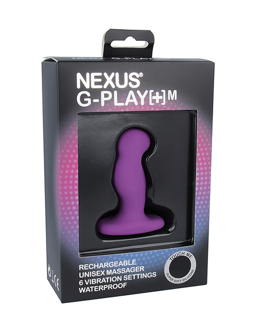 Nexus GPLAYMED Unisex Rechargeable Vibrator - Purple 