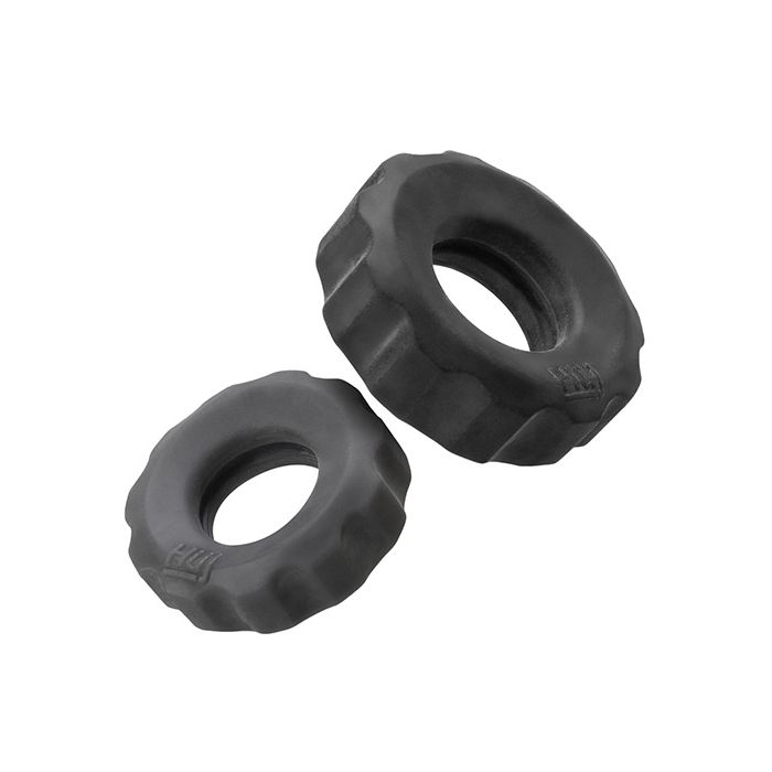 Hunky Junk Cog Ring 2 Size Double Pack - Tar & Stone Pack of 2