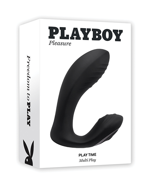 Playboy Pleasure Play time Multi Play G-Spot & P-Spot Vibrator - Black 