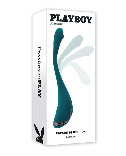 Playboy Pleasure Pinpoint Perfection Clit Stimulator - Teal 