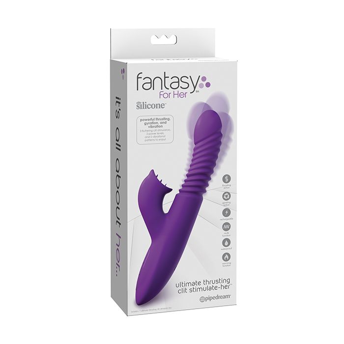 Fantasy For Her Ultimate Thrusting Clit Stimulate-Her - Purple