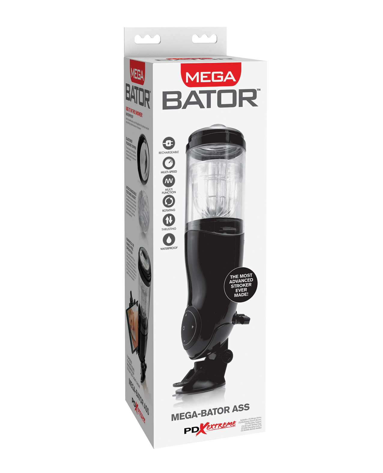 Pipedream Extreme Toyz Mega Bator Rechargeable Strokers - Ass