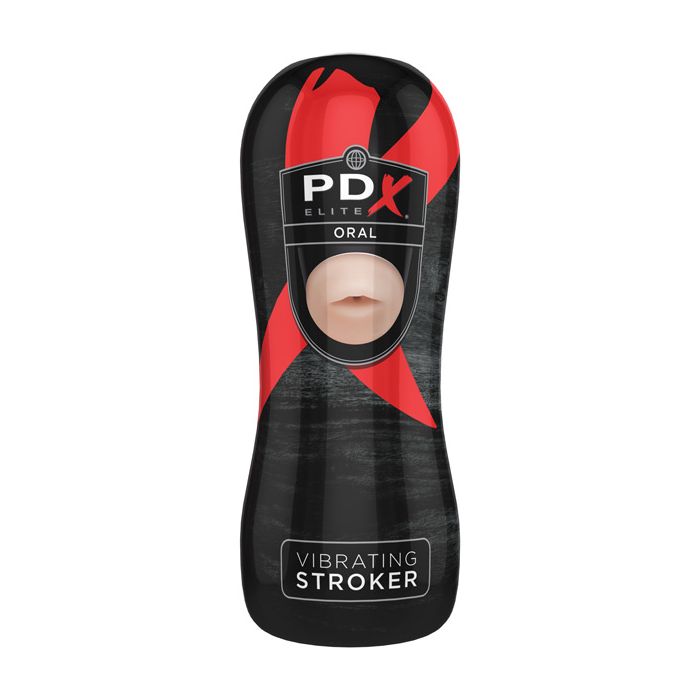 PDX Elite Vibrating Stroker - Oral