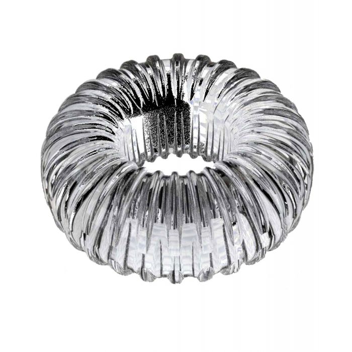 Perfect Fit Ribbed Ring - Clear