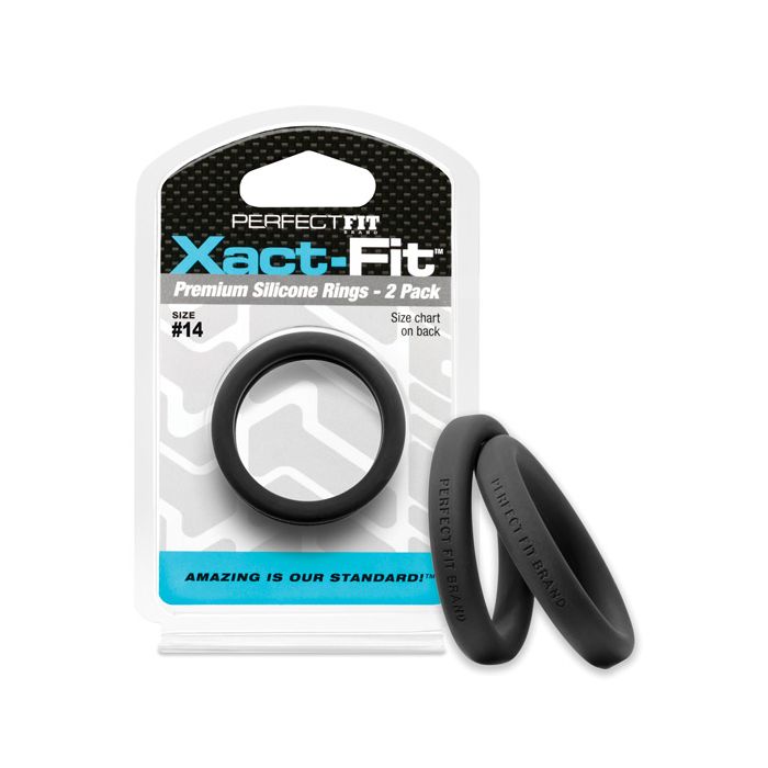 Perfect Fit Xact Fit #14 - Black Pack of 2