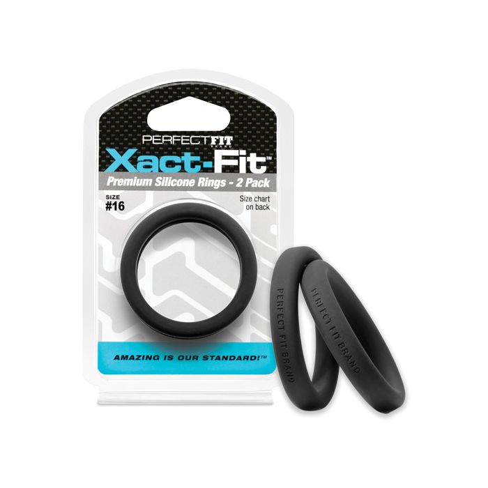 Perfect Fit Xact Fit #16 - Black Pack of 2