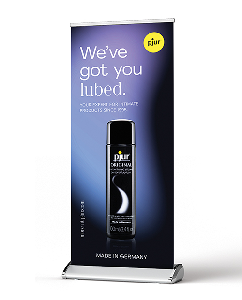 PROMO Pjur Rebrand Roll-up Banner