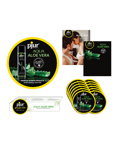 PROMO Pjur Aqua Aloe Vera Merchandising Kit