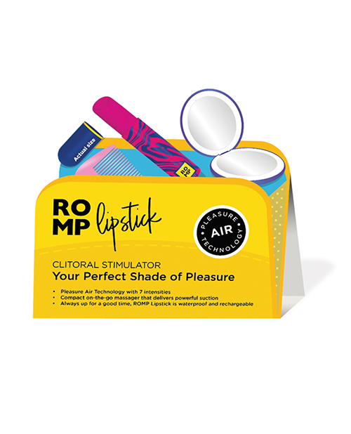 PROMO ROMP Lipstick Tent Card