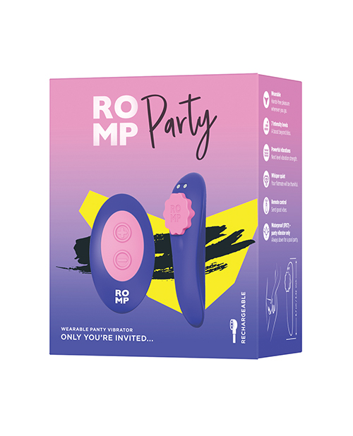 ROMP Party Panty Vibe - Blue 