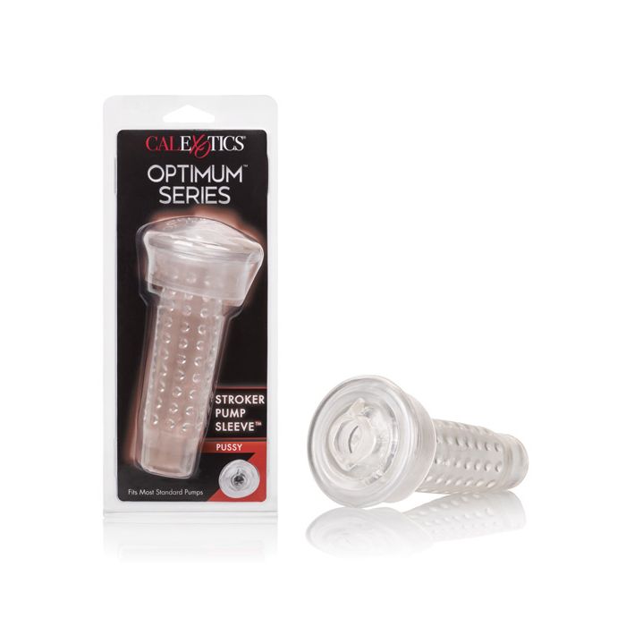 Optimum Series Stroker Pump Sleeve - Pussy Clear