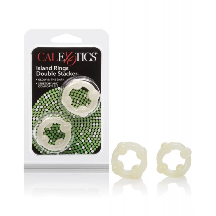 Island Rings Double Stacker - Glow