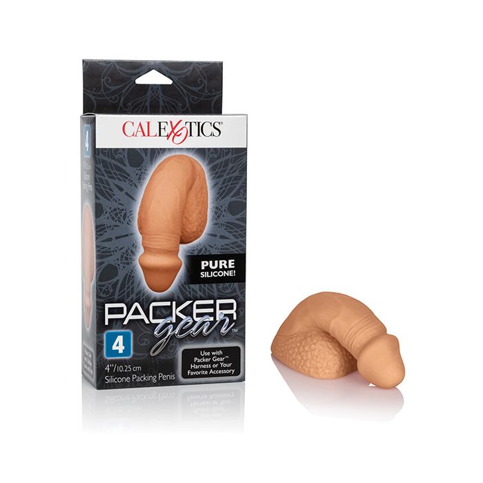Packer Gear 4" Silicone Packing Penis - Tan