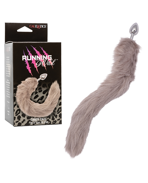 Running Wild Grey Tail Metallic Anal Probe 