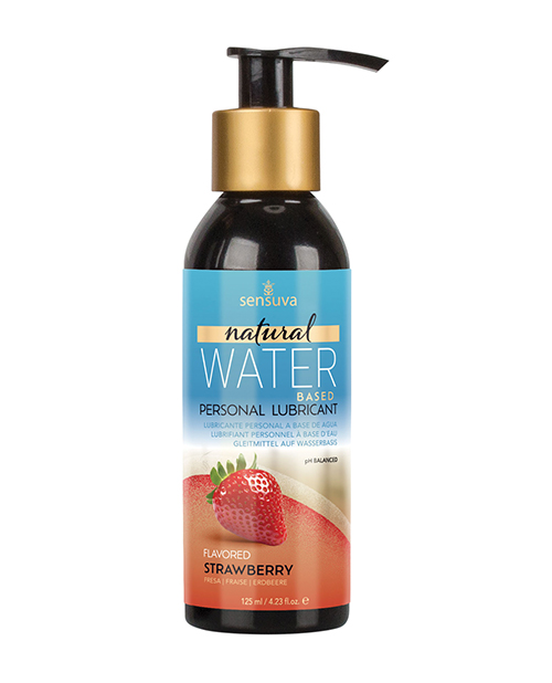 Sensuva Natural Based Personal Moisturizer - 4.23 oz Strawberry 