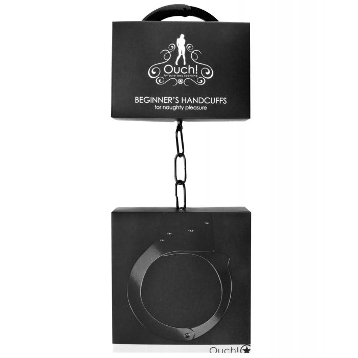 Shots Ouch Beginner's Handcuffs - Black
