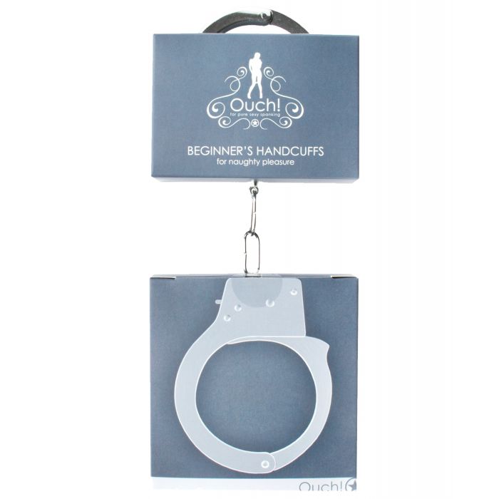 Shots Ouch Beginner's Handcuffs - Metal