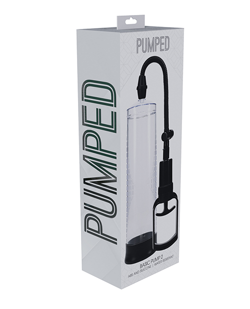 Shots Pumped Basic Pump 2 Water Resistant Penis Pump - Translucent 