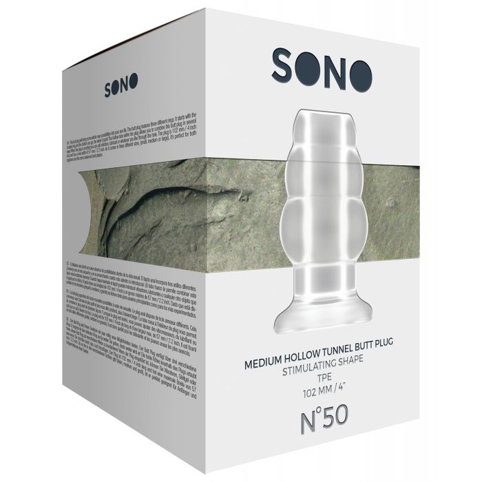 Shots Sono Butt Plug - Medium Clear 