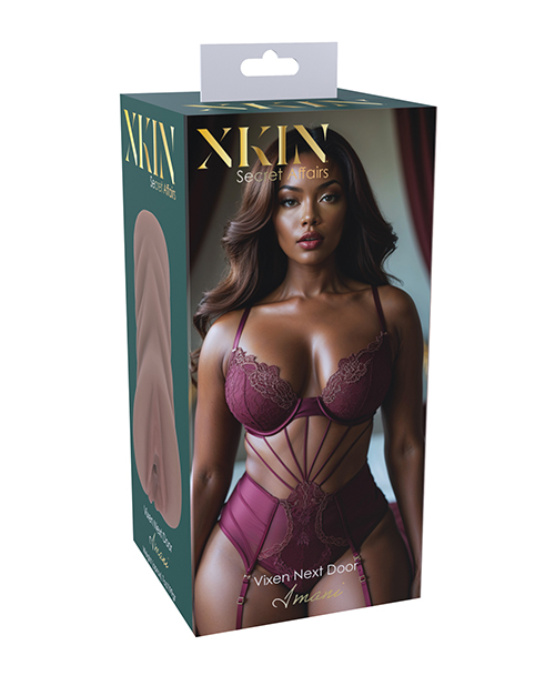 Shots Xkin Secret Affairs Imani Medium Masturbator - Brown 