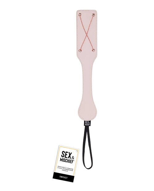 Sex & Mischief Peaches 'n CreaMe Chain Impressions Paddle