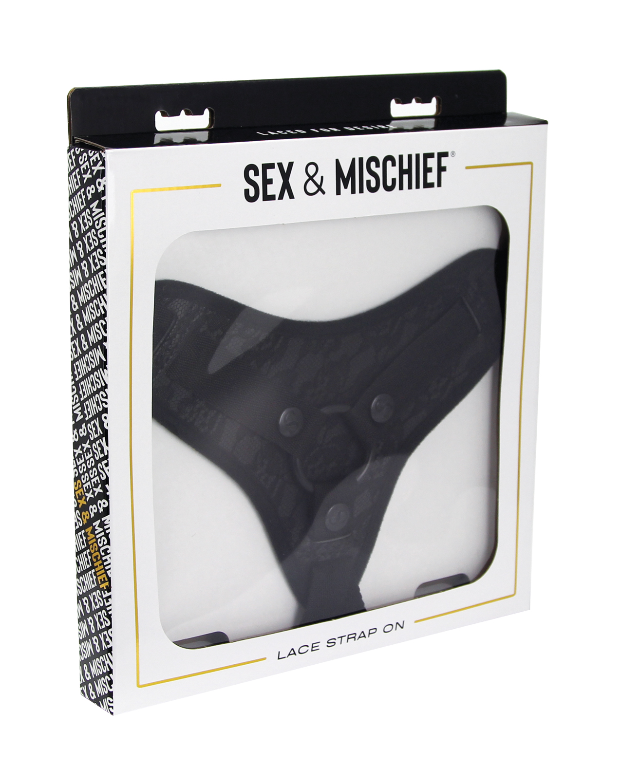 Sincerely Lace Strap-On - Black