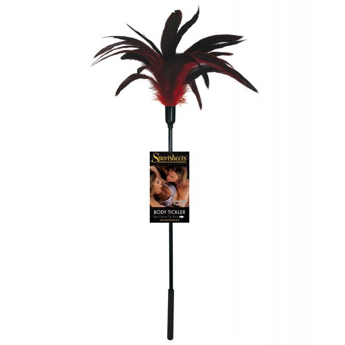 Sportsheets Body Tickler Starburst Feather - Red