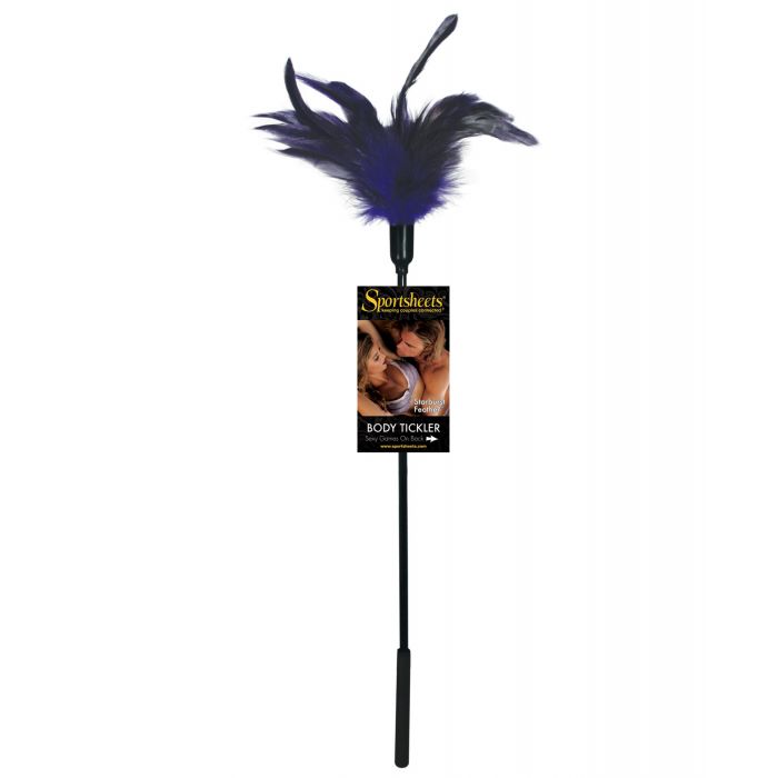 Sportsheets Body Tickler Starburst Feather - Violet