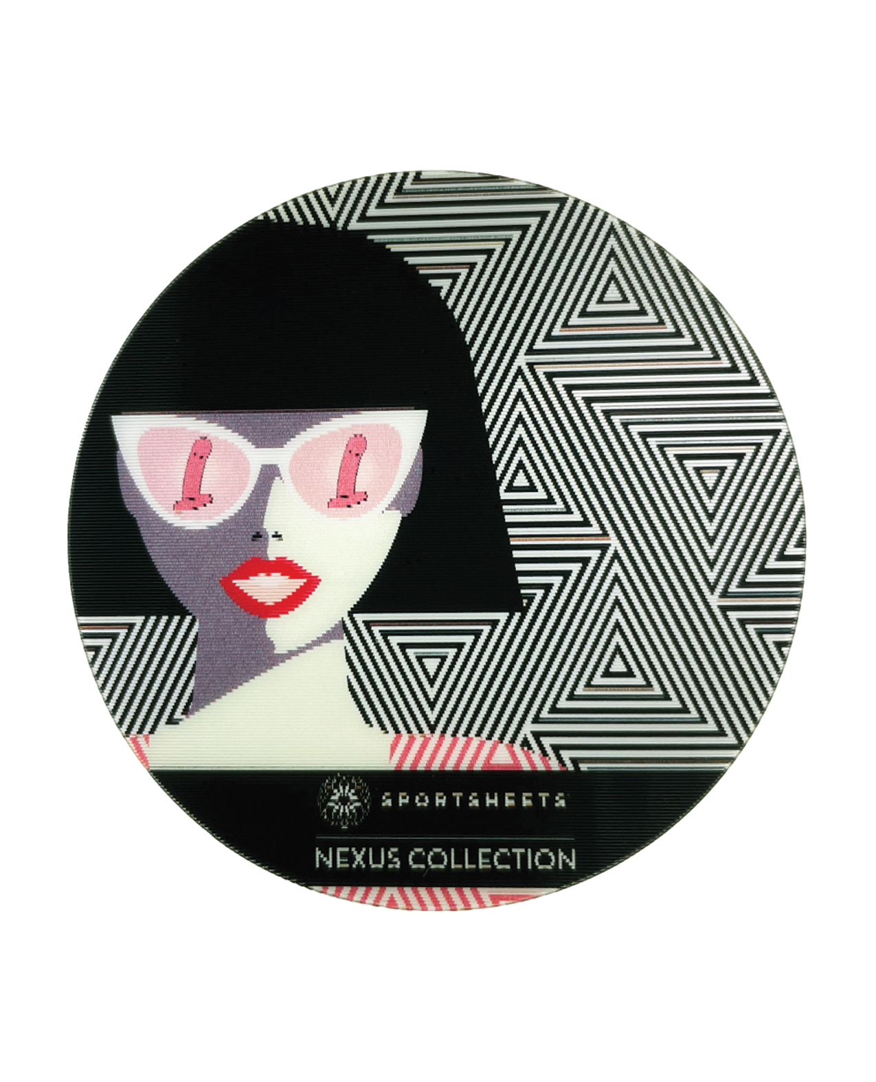 PROMO Pink Lenticular Sticker 3” NYX