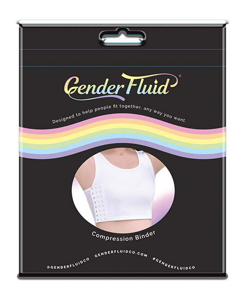 Gender Fluid Chest Compression Binder - XL White