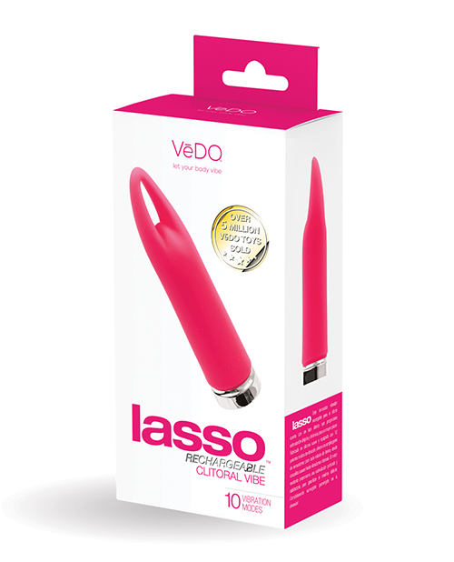 VeDO Lasso Rechargeable Bullet Vibe - Pink 