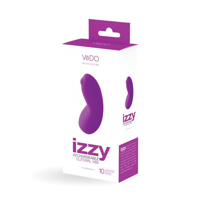 VeDO Izzy Rechargeable Clitoral Vibe - Violet Vixen