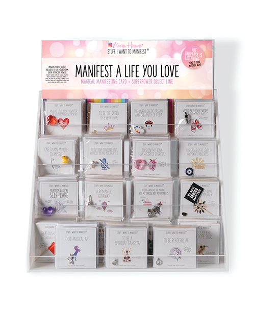 Warm Human Mini Cards w/Charms - Display of 16 Cards (12 of each style)