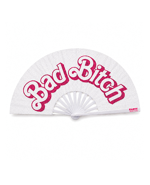 Wood Rocket Bad Bitch Fan - White/Pink