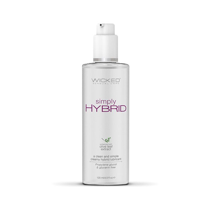 Wicked Sensual Care Simply Hybrid Lubricant - 4 oz