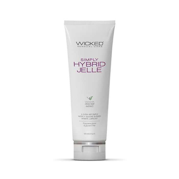 Wicked Sensual Care Simply Hybrid Jelle Lubricant - 4 oz  
