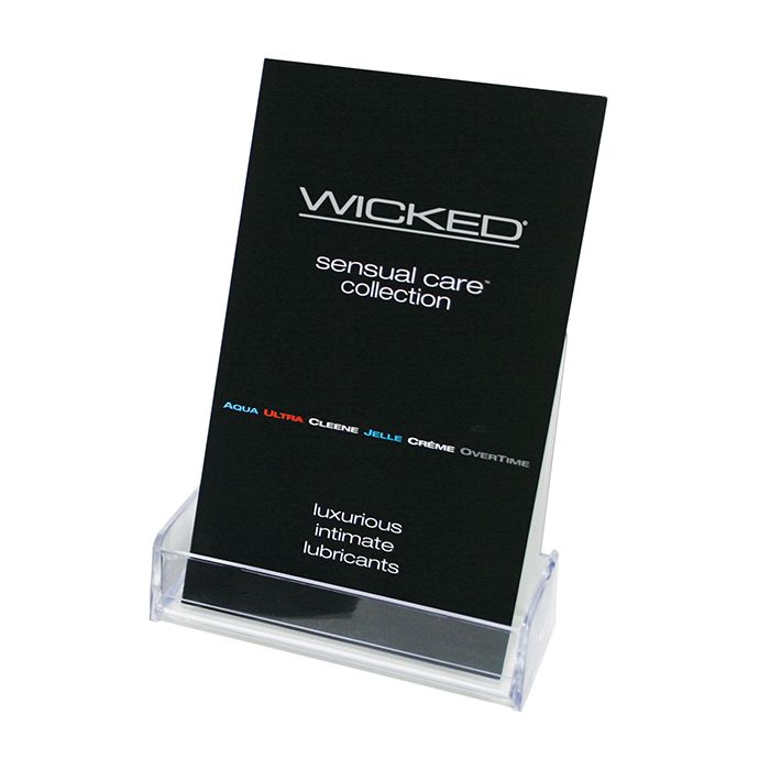 PROMO Wicked Sensual Care Plexi Brochure Holder