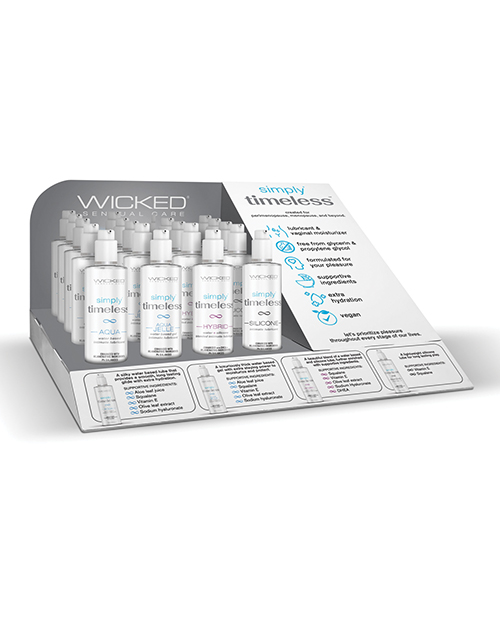 PROMO Wicked Sensual Care Simply Timeless Counter Display