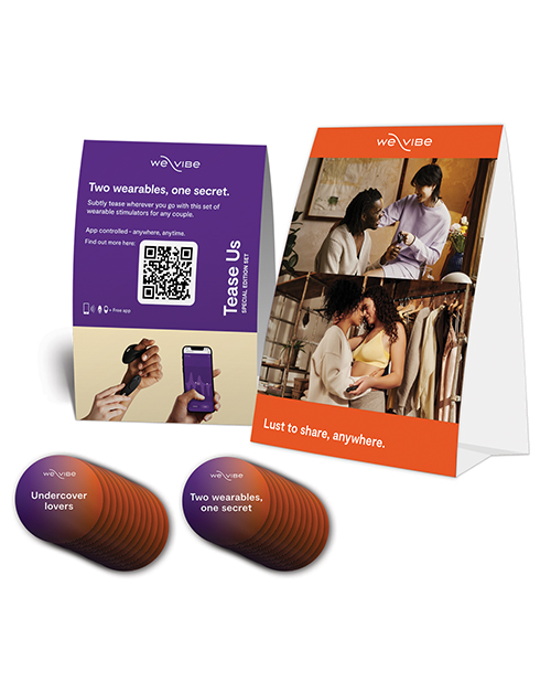 PROMO We-Vibe Tease Us Merchandising Kit - English/Spanish