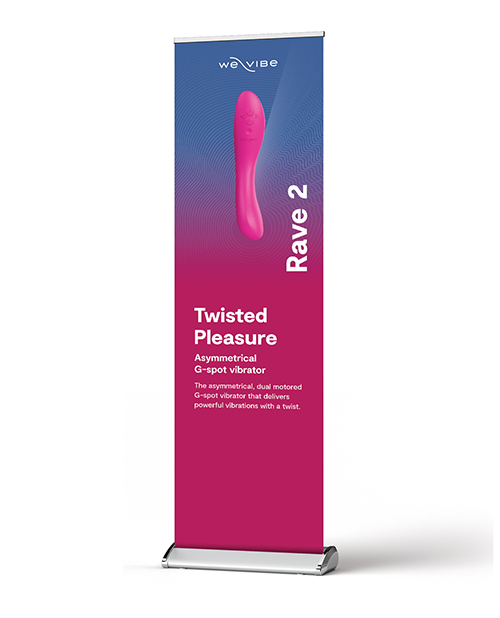 PROMO We-Vibe Rave 2 Roll-Up Banner - English