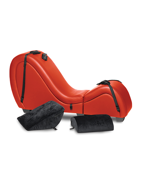 Master Series Kinky Couch Detachable Sex Chaise Lounge - Red, Drop Ship Only Freight $99