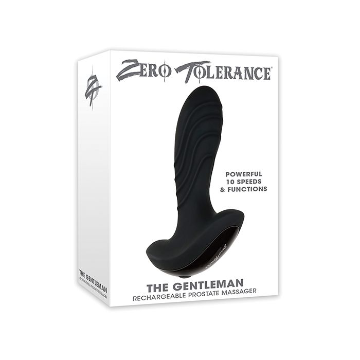 Zero Tolerance The Gentleman Rechargeable Prostate Massager - Black