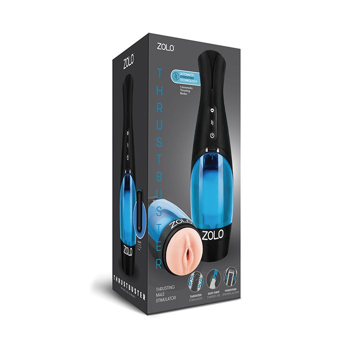 ZOLO Thrust Buster - Thrusting Male Stimulator w/Erotic Audio