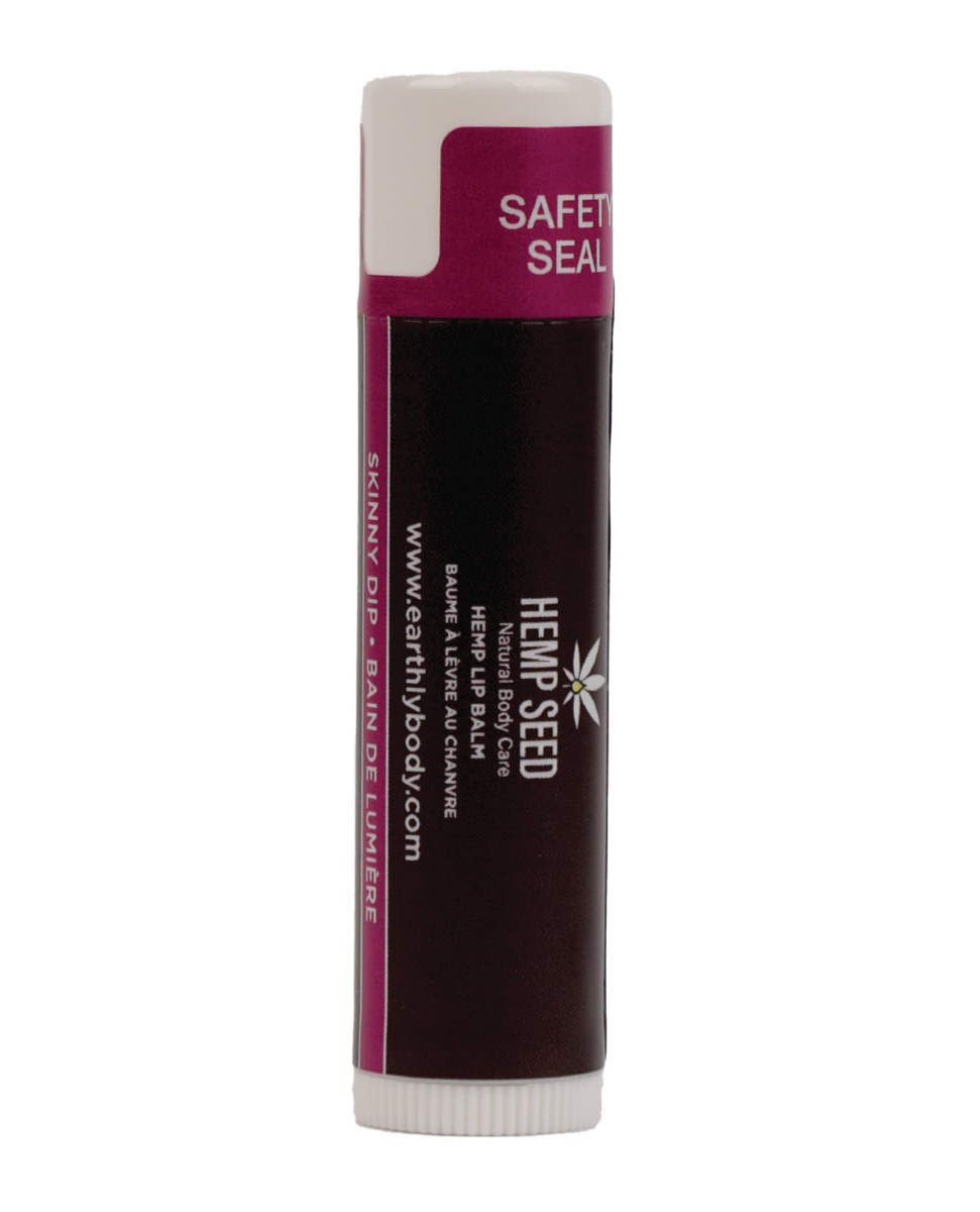 Earthly Body Hemp Seed Lip Balm Stick - Skinny Dip