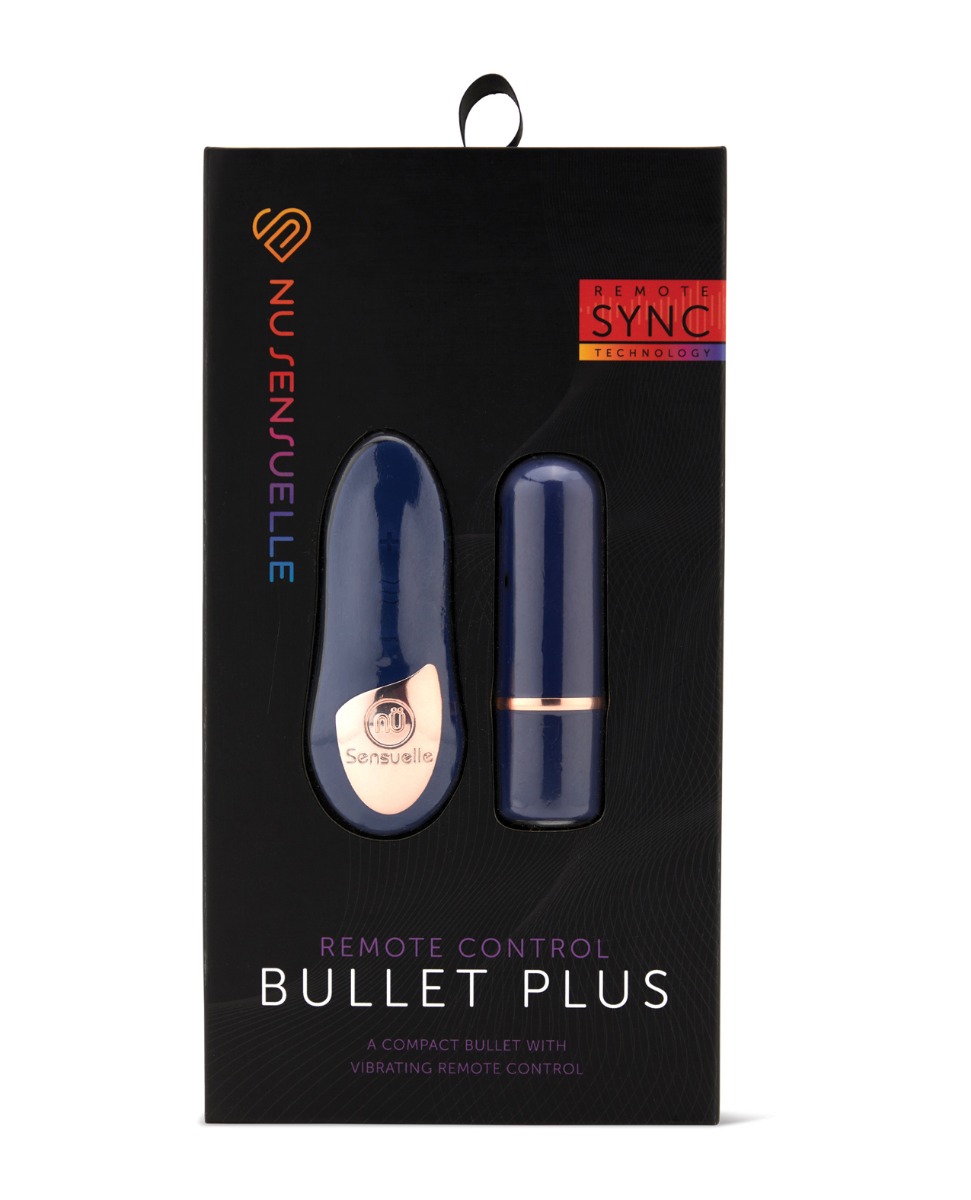 Nu Sensuelle Remote Control Wireless Bullet Plus - Navy Blue 